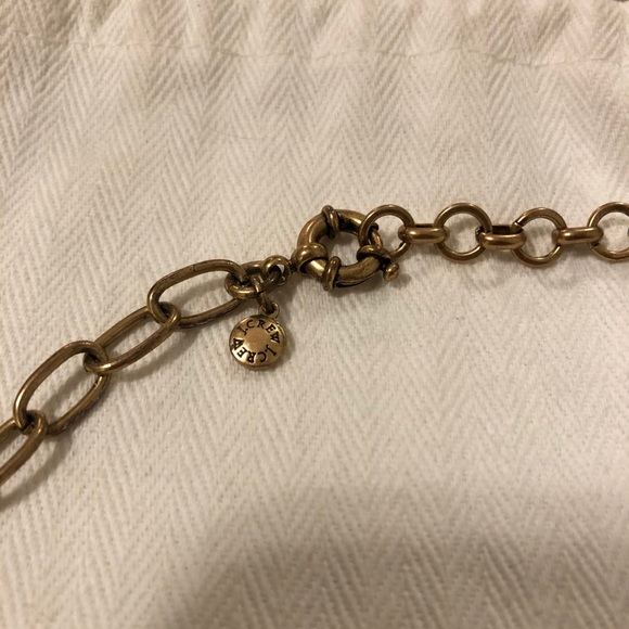 Crystal starburst asymmetrical necklace - Picture 6 of 7